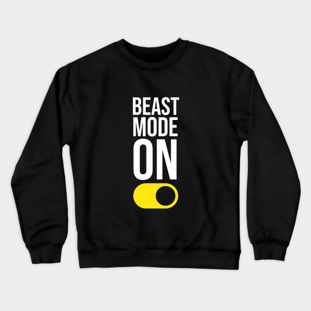 Beast Mode ON Crewneck Sweatshirt by Printnation